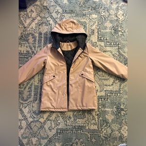 youth pink zara rain jaket